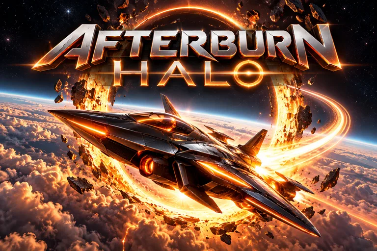 Afterburn Halo — crash game artwork