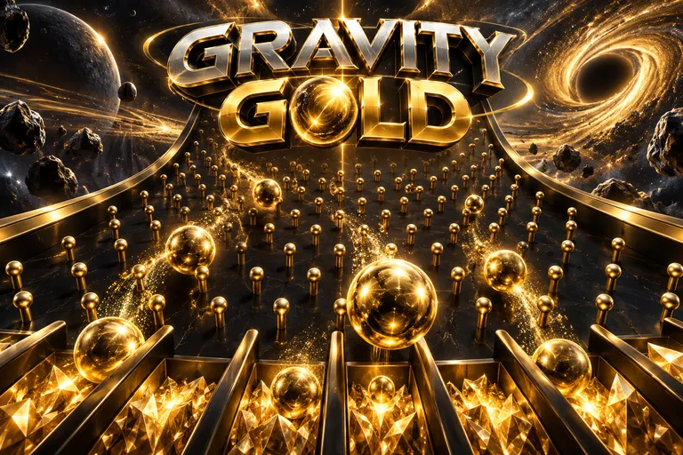 Gravity Gold — plinko game artwork