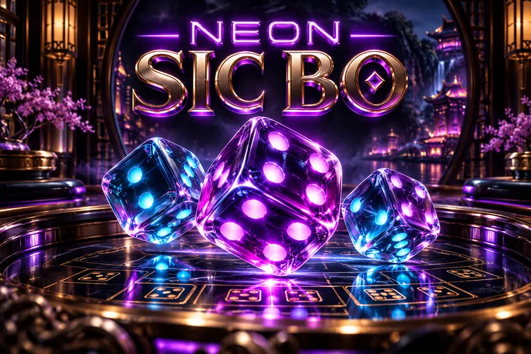 Neon Sic Bo — table game artwork